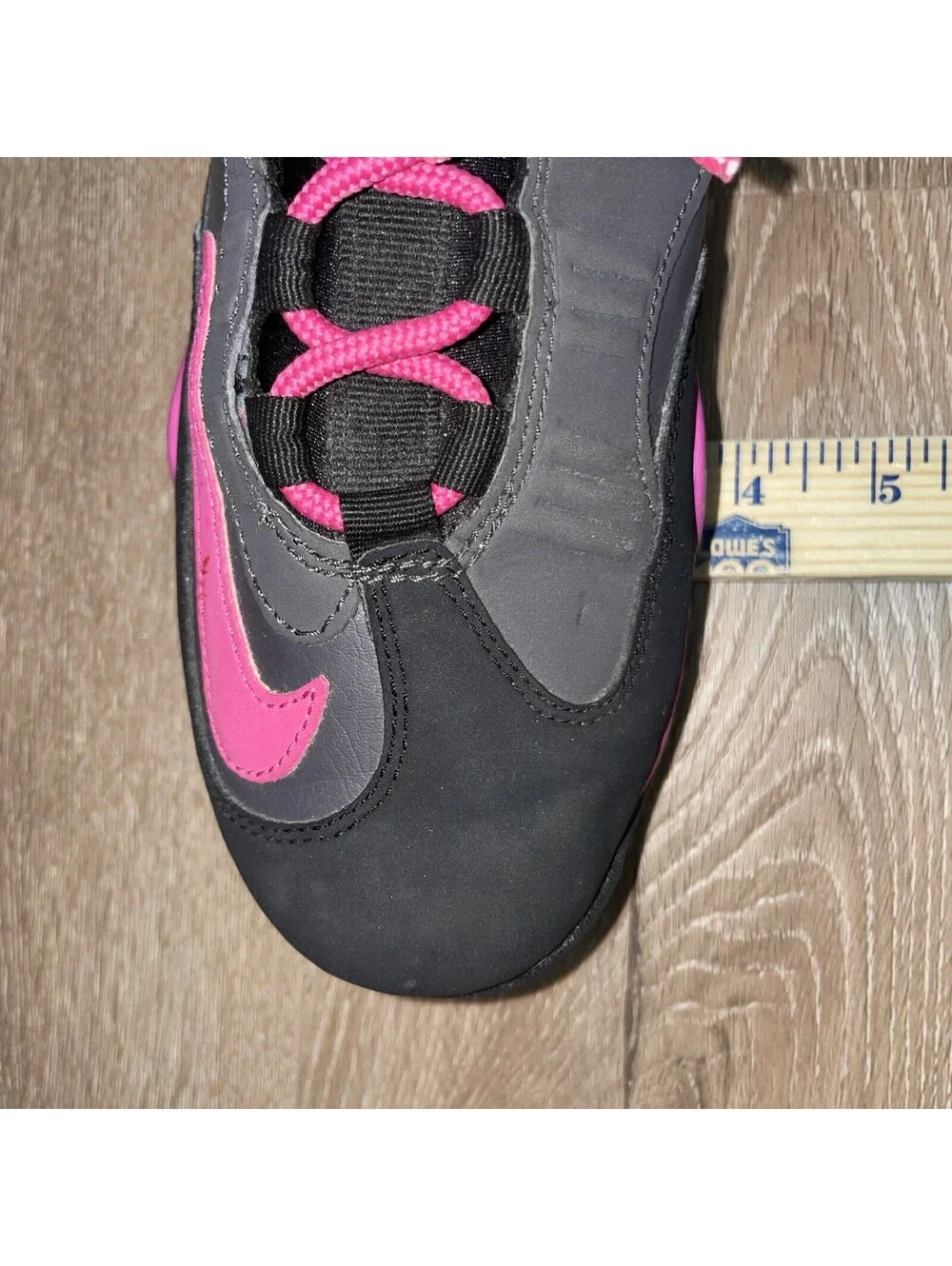 Nike Air Griffey Max 1 GS Black Gray Pink Retro Sneakers Ken Griffey Jr. Sz 5.5Y